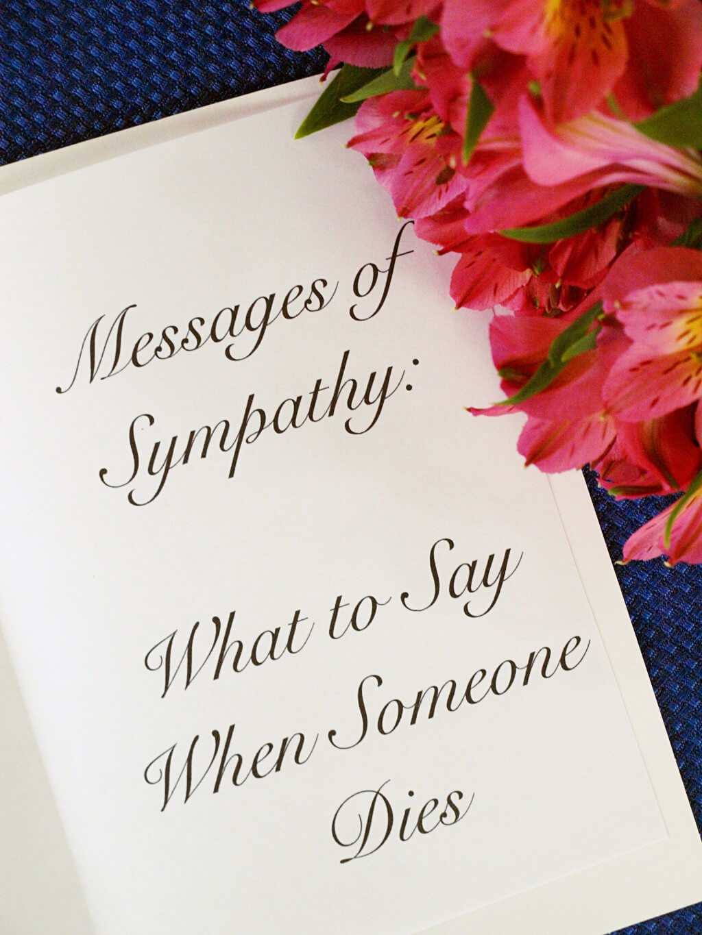 50+ Messages Of Sympathy: What To Say When Someone Dies Regarding Sympathy Card Template