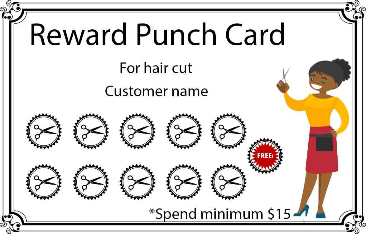 50+ Punch Card Templates – For Every Business (Boost With Reward Punch Card Template