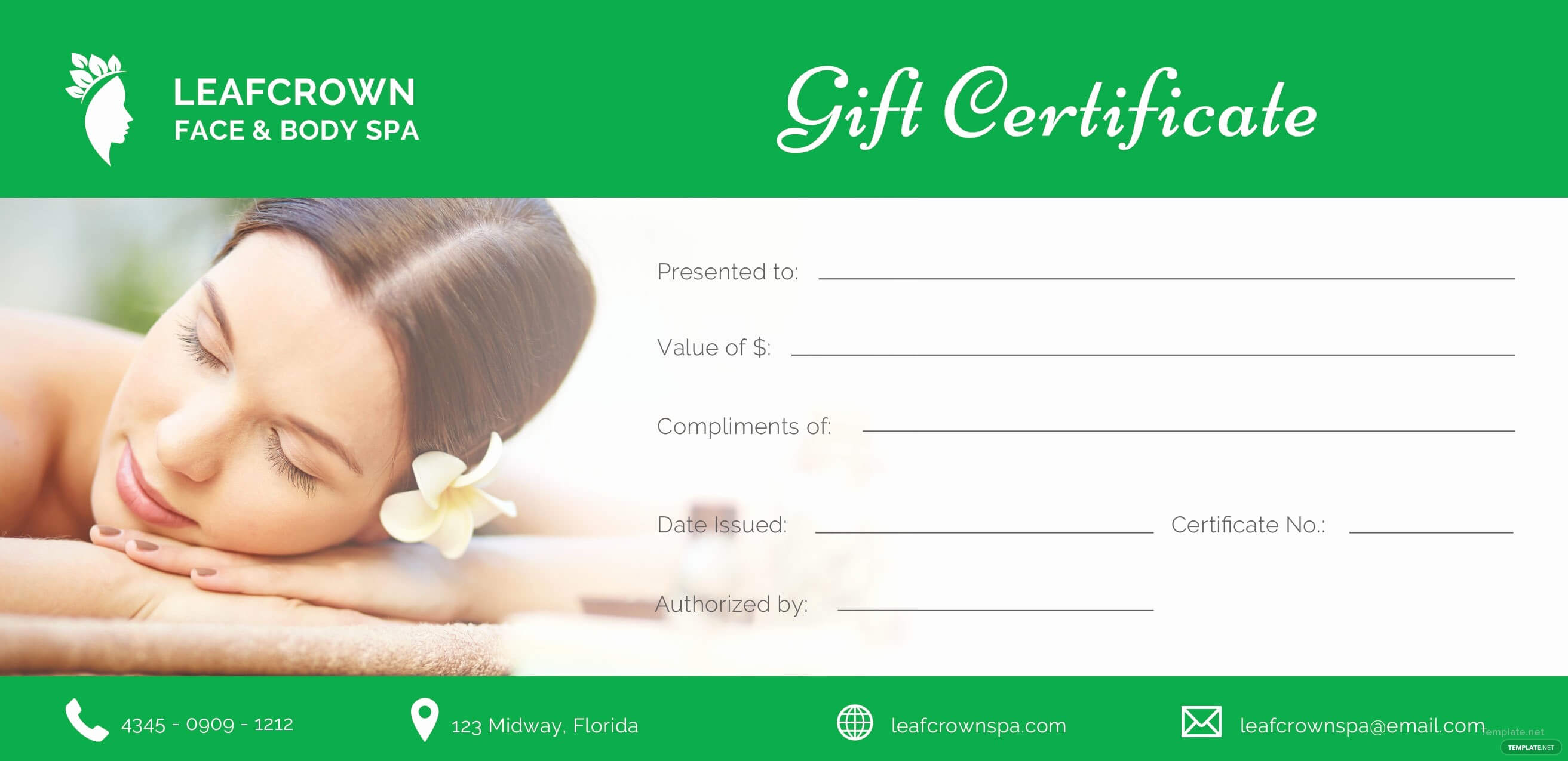 50 Salon Gift Certificate Templates | Culturatti Throughout Spa Day Gift Certificate Template