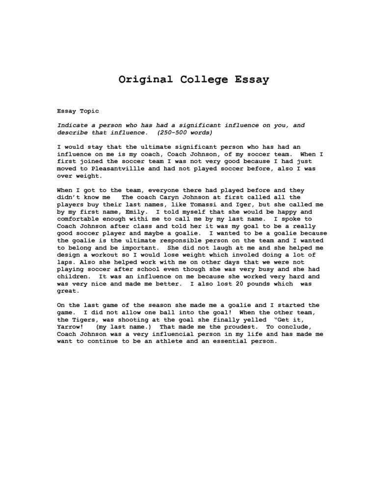 500 Word College Essay Examples Writings And Essays With 500 Word Essay Template