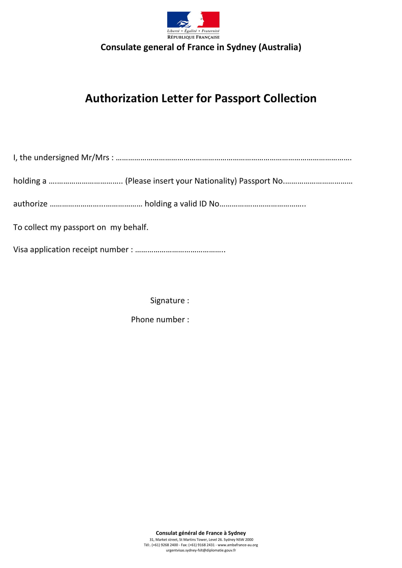 51+ Authorization Letter Samples & Templates Free Download!! Intended For Certificate Of Authorization Template