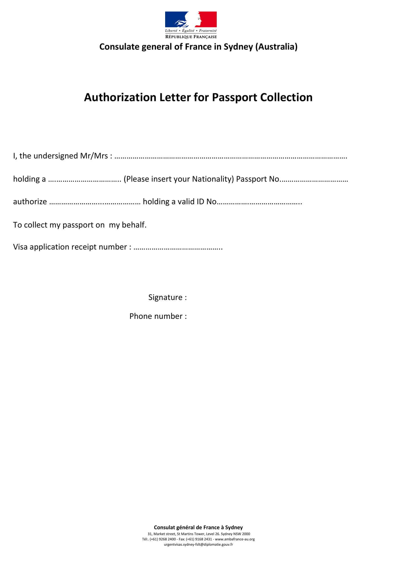 51+ Authorization Letter Samples & Templates Free Download!! Intended For Certificate Of Authorization Template