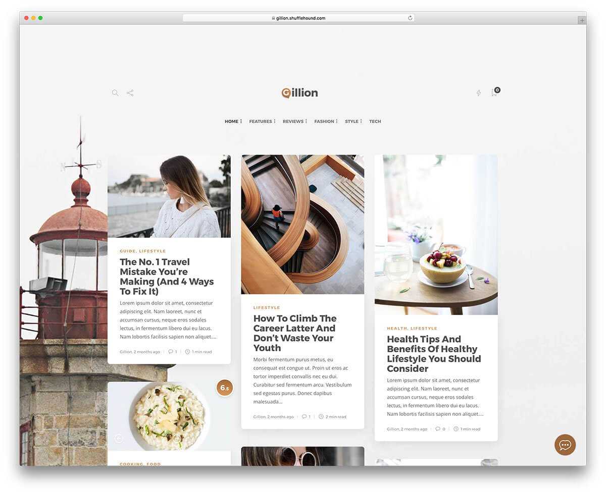 55+ Best Clean WordPress Themes 2019 – Colorlib With Blank Food Web Template