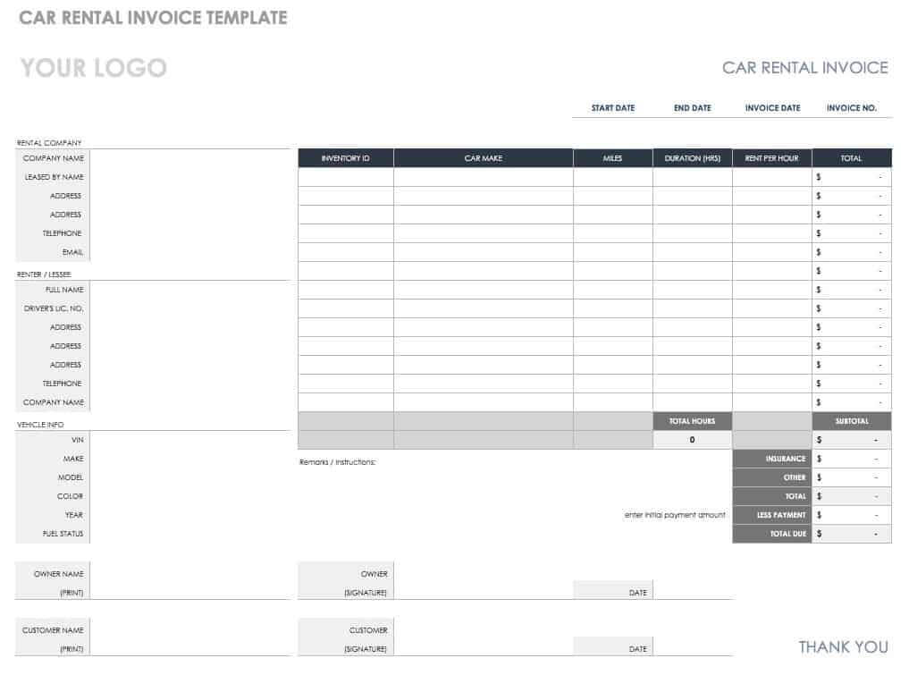 55 Free Invoice Templates | Smartsheet Inside Free Invoice Template Word Mac