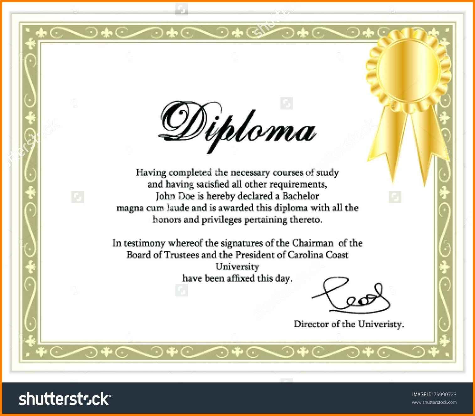 6+ Diploma Format Certificate | Dragon Fire Defense With Regard To Ged Certificate Template