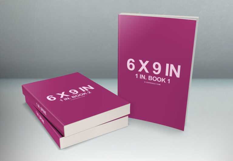 6 X 9 Book Series Presentation Mockup Book Cover Design