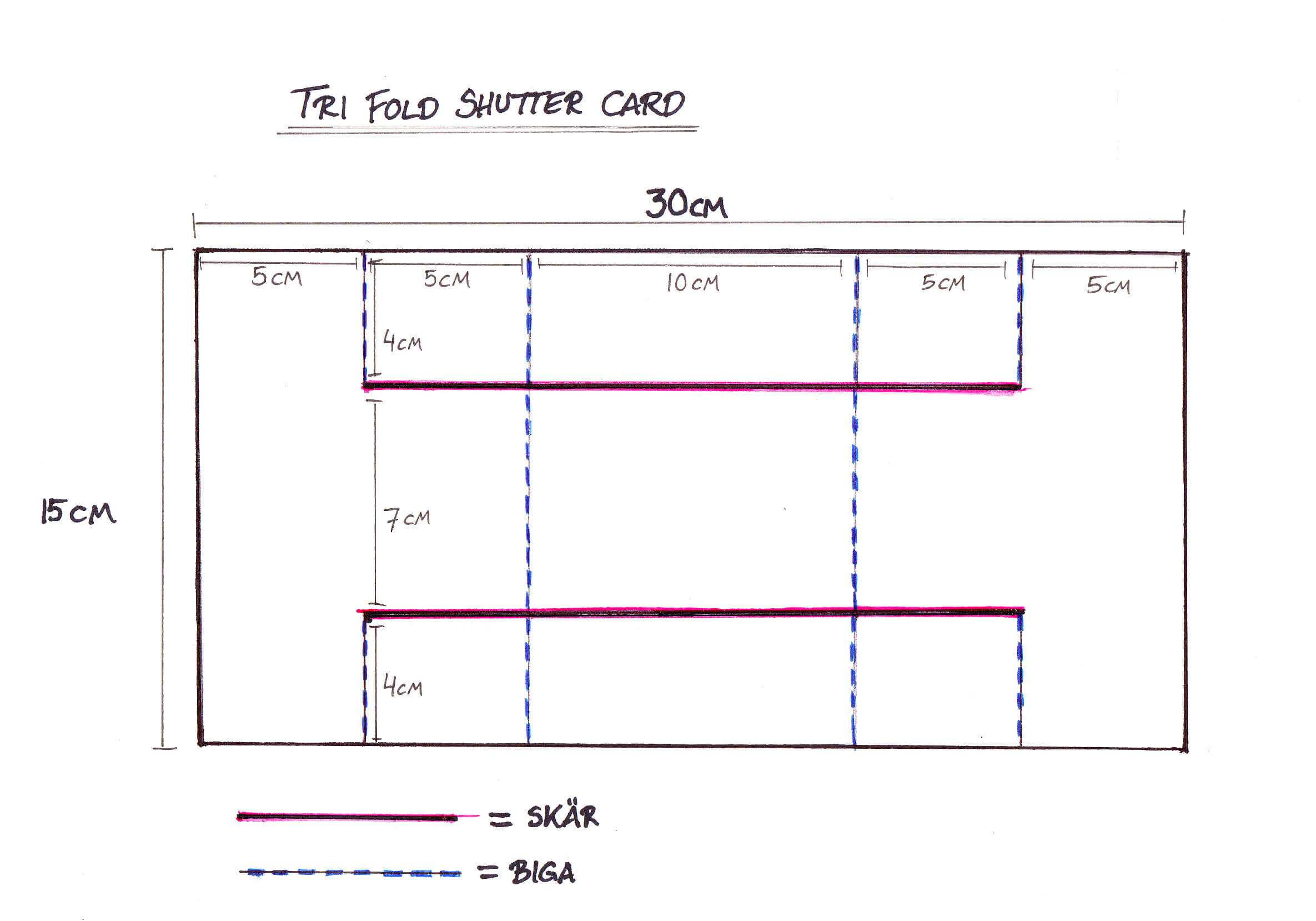 7 Best Images Of Tri Fold Card Tutorial – Tri Fold Card For Three Fold Card Template