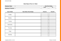 7+ Daily Activity Report Template Word | Lobo Development throughout Daily Activity Report Template