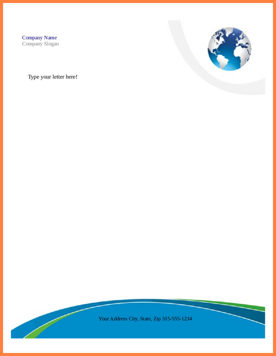 7+ Free Microsoft Word Letterhead Templates Download Pertaining To Headed Letter Template Word