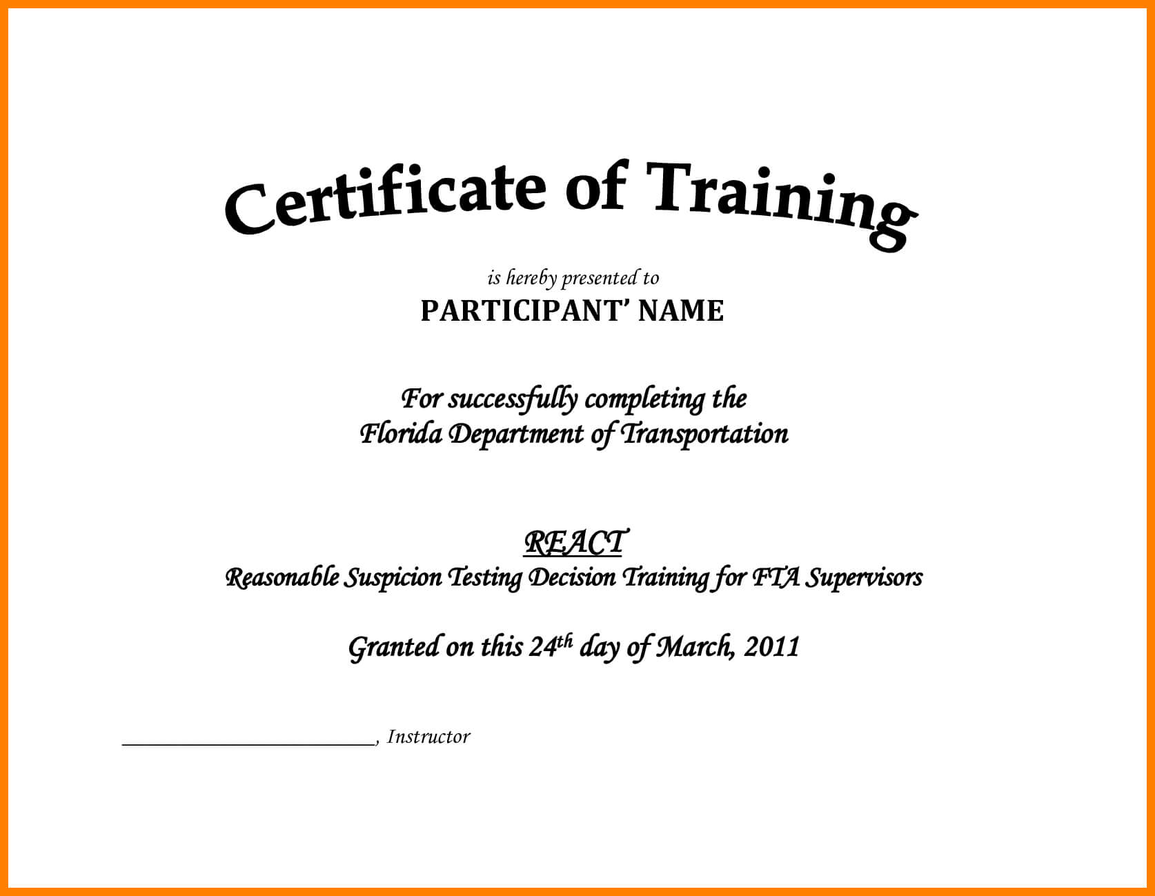 7+ Free Printable Training Certificates Templates | Reptile With Regard To Sales Certificate Template