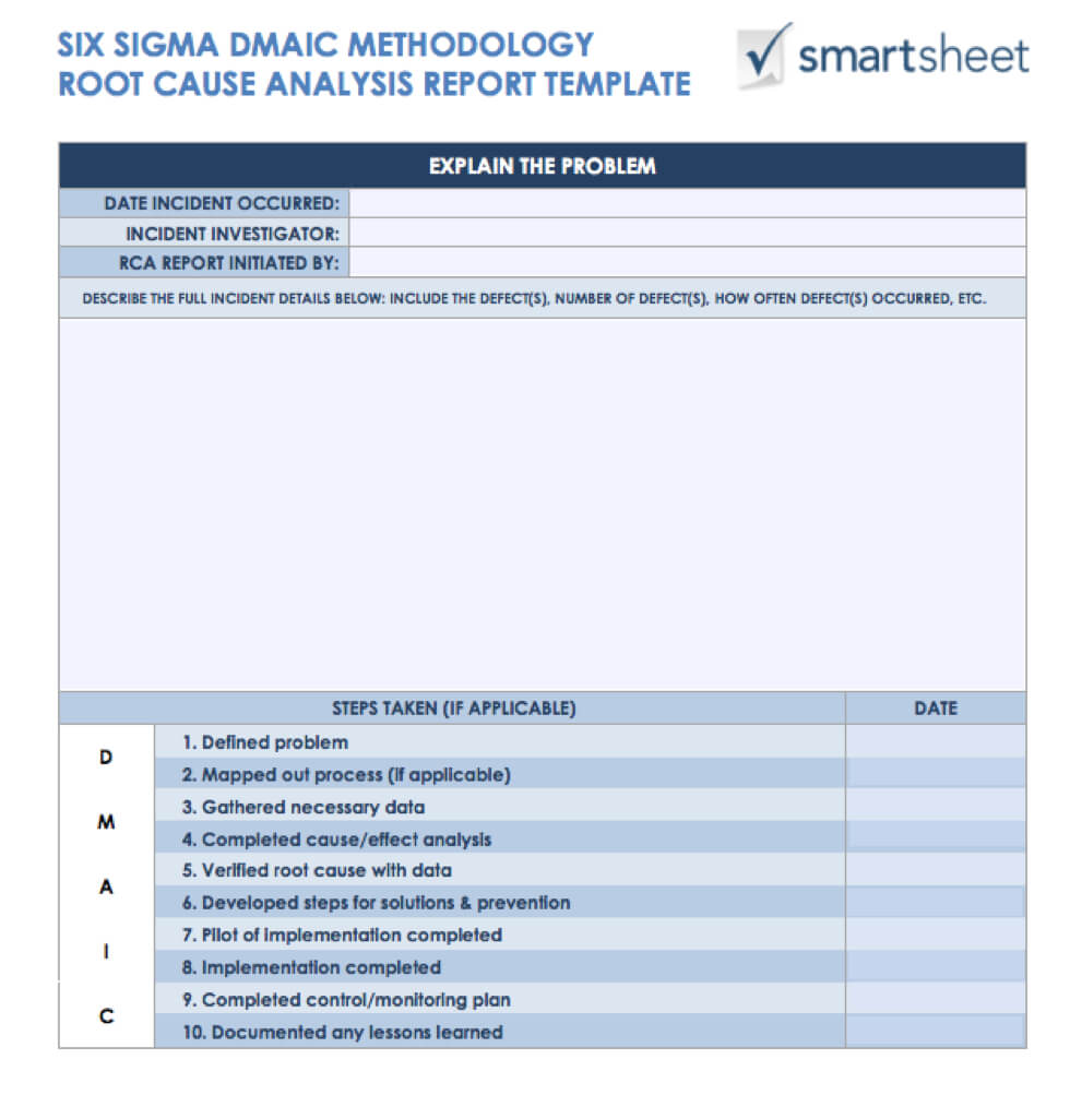 7 Free Root Cause Analysis Templates (And How To Use Them) Throughout Failure Analysis Report Template