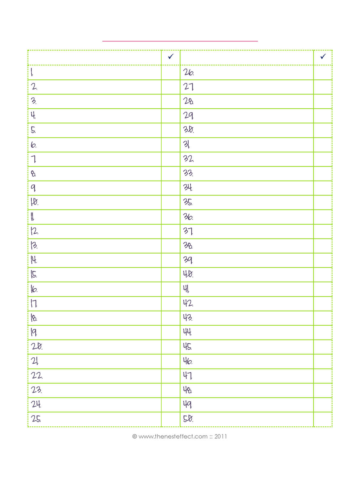 7 Images Of Blank Printable Checklists | Checklist Template In Blank Checklist Template Pdf