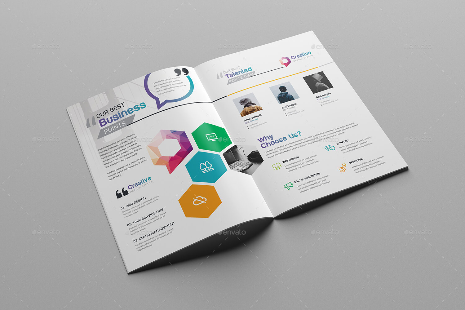 76+ Premium & Free Business Brochure Templates Psd To In Creative Brochure Templates Free Download