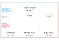 8.5&quot; X 14&quot; Tri Fold Brochure Template - U.s. Press throughout Brochure Folding Templates