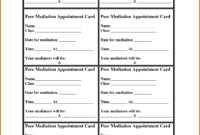 8 Appointment Card Templatereference Letters Words inside Appointment Card Template Word