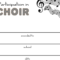 8+ Free Choir Certificate Of Participation Templates - Pdf inside Choir Certificate Template
