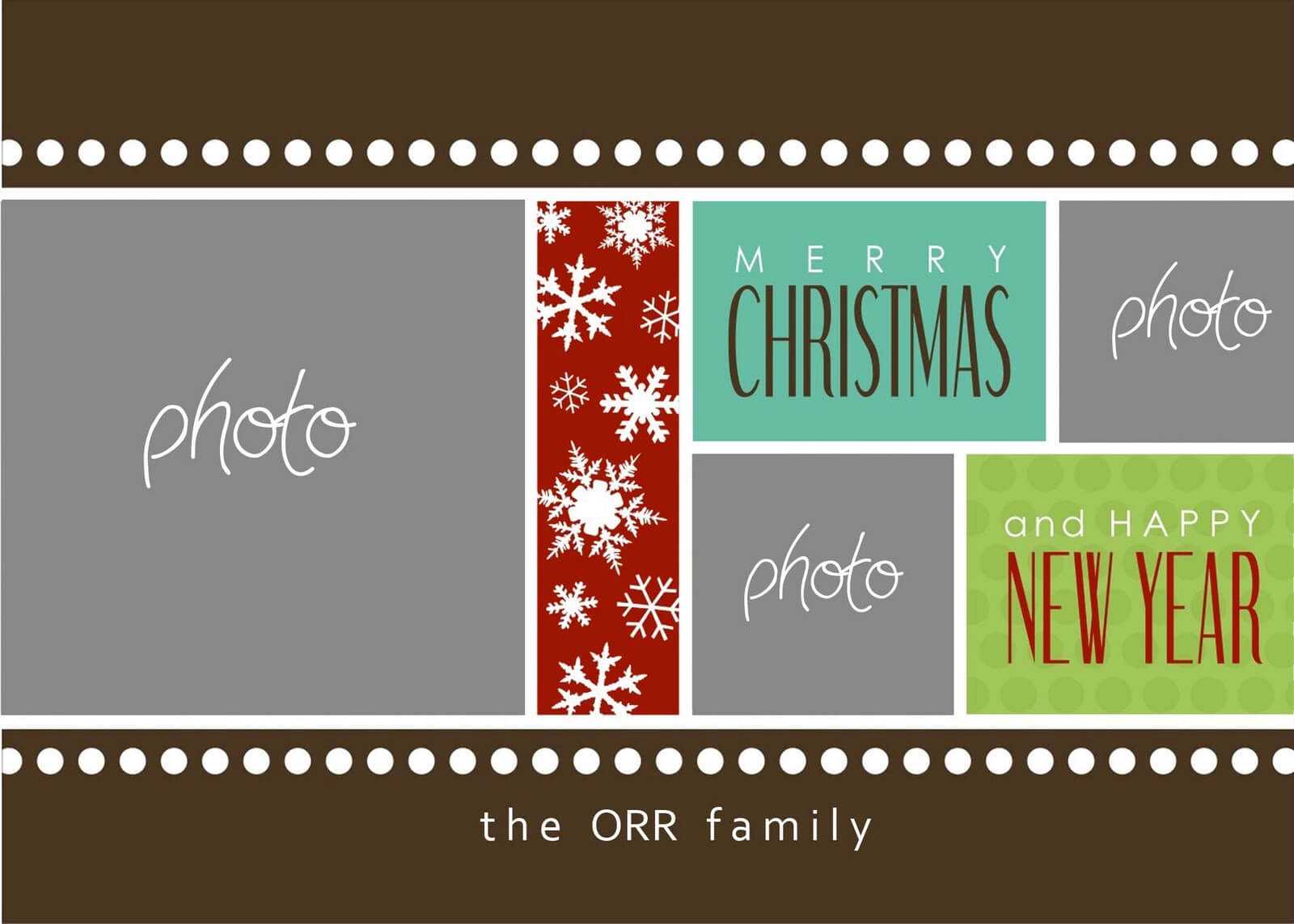 8 Free Photoshop Christmas Card Templates Images – Photoshop With Free Christmas Card Templates For Photoshop