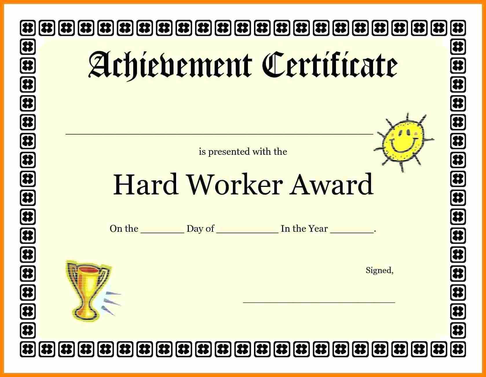 8+ Good Job Award Template | Quick Askips Throughout Good Job Certificate Template