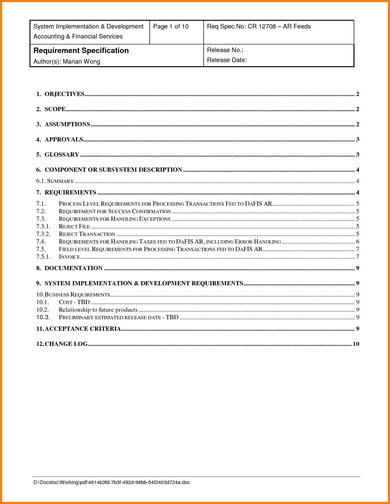 8+ Reporting Requirements Template | Free Invoice Letter Within Reporting Requirements Template