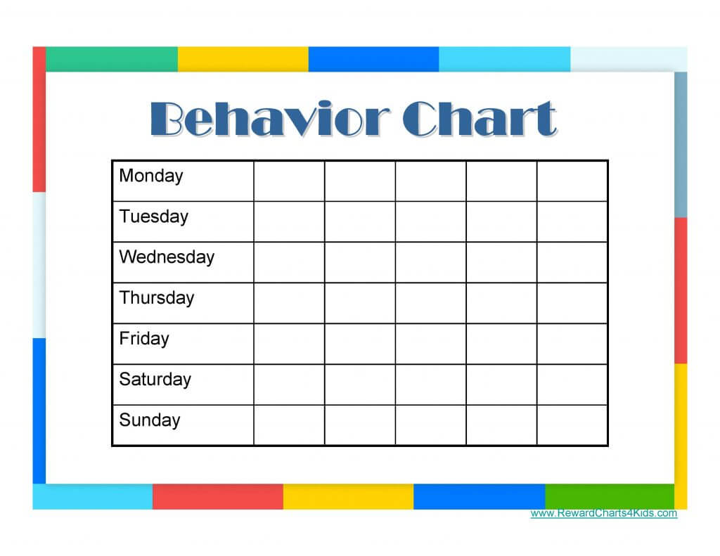 9 Free Behavior Chart Template – Word, Pdf, Docx Within Reward Chart Template Word