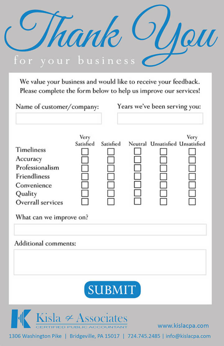 9+ Restaurant Customer Comment Card Templates & Designs For Customer Information Card Template