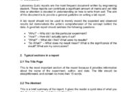 A Guide To Writing An Engineering Laboratory (Lab) Report throughout Engineering Lab Report Template