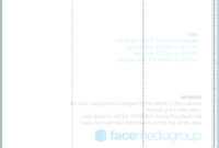 A3 Tri-Fold Table Talker Template | Photo Page - Everystockphoto in Tri Fold Tent Card Template