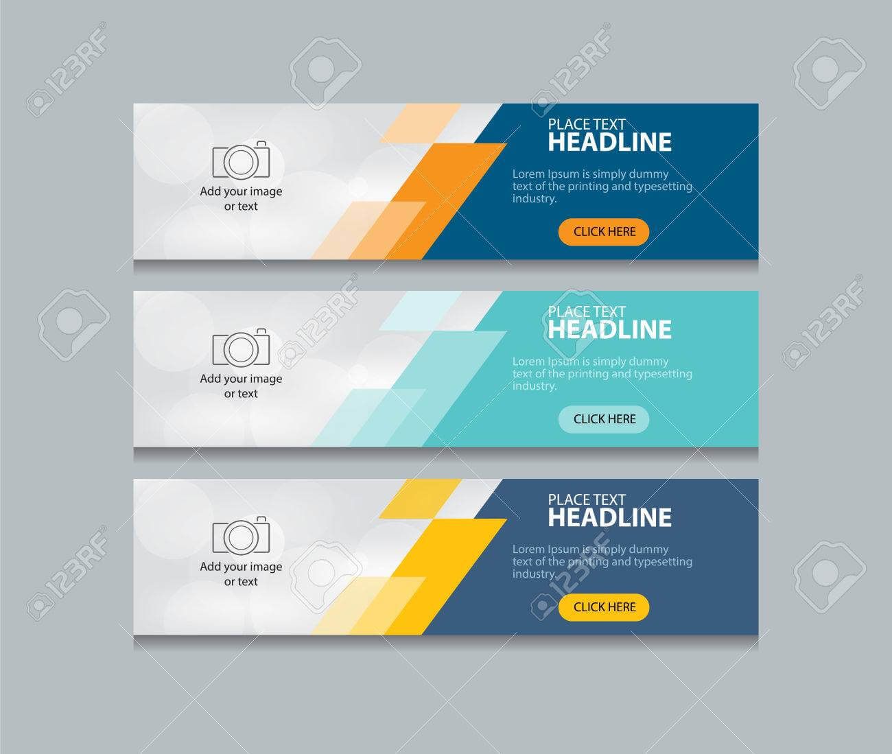 Abstract Web Banner Design Template Background Pertaining To Website Banner Design Templates
