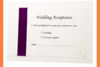 Acceptance Card Template Full Wedding 20 Acceptance 20 Card for Acceptance Card Template