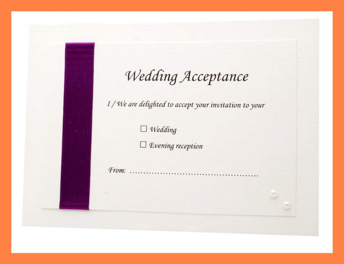 Acceptance Card Template Full Wedding 20 Acceptance 20 Card For Acceptance Card Template
