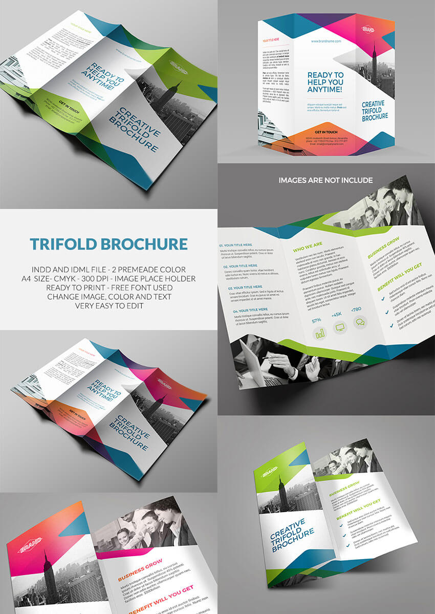 Adobe Indesign Brochure Templates With Regard To Adobe Indesign Tri Fold Brochure Template