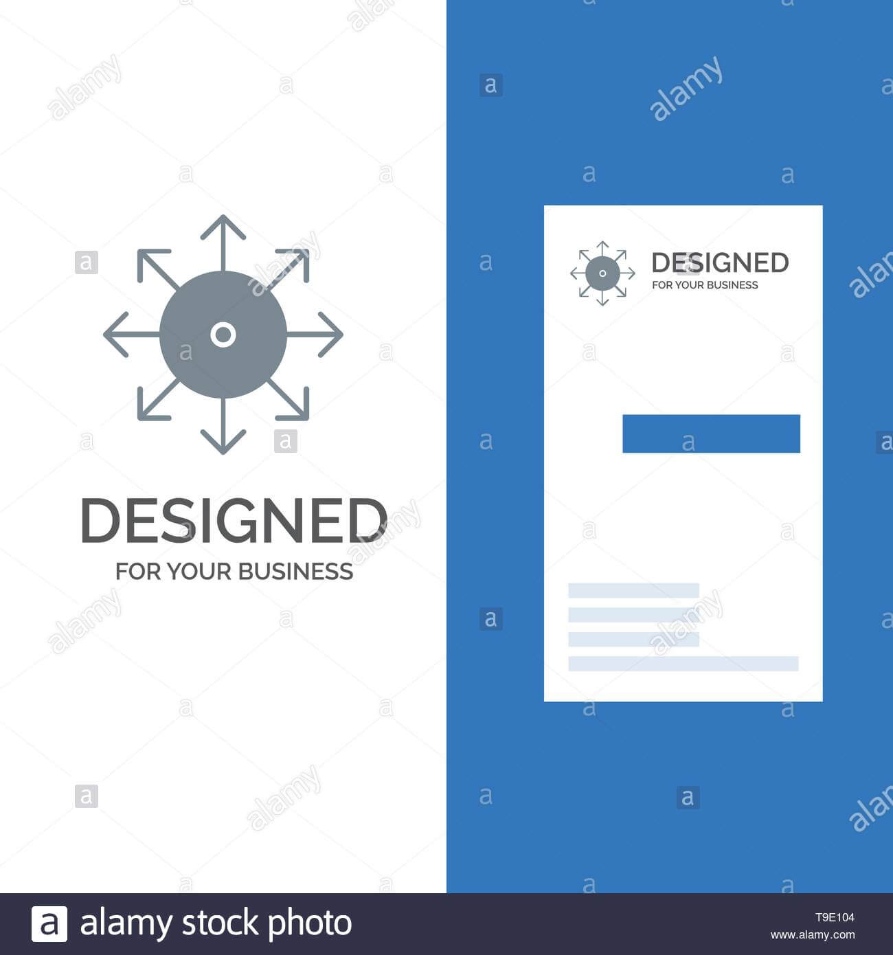 Ads, Advertising, Media, News, Platform Grey Logo Design And With Regard To Advertising Card Template