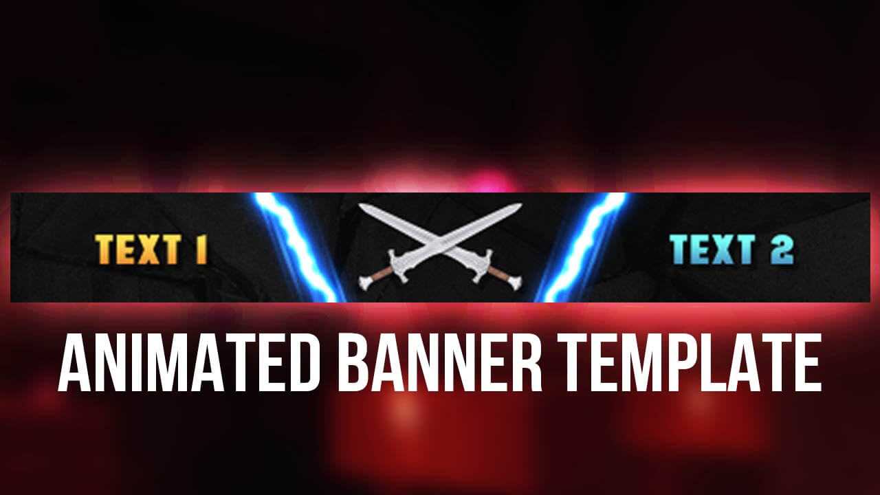 Advanced Minecraft Server Banner Template (Gif) – "clash" Inside Minecraft Server Banner Template