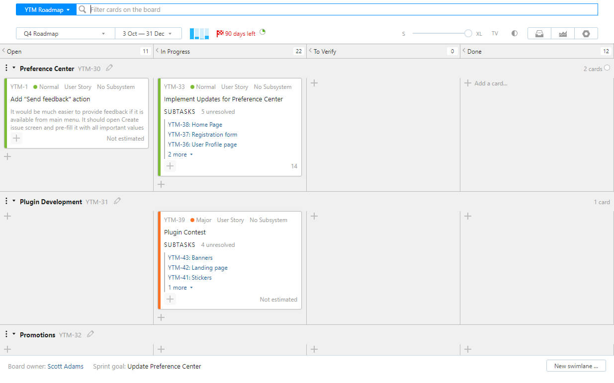 Agile Boards For Epics – Help | Youtrack Incloud Within Agile Story Card Template