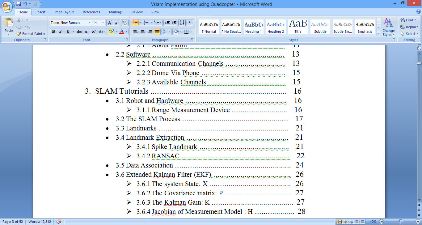 Aligning Numbers In Table Of Contents In Microsoft Word Intended For Microsoft Word Table Of Contents Template