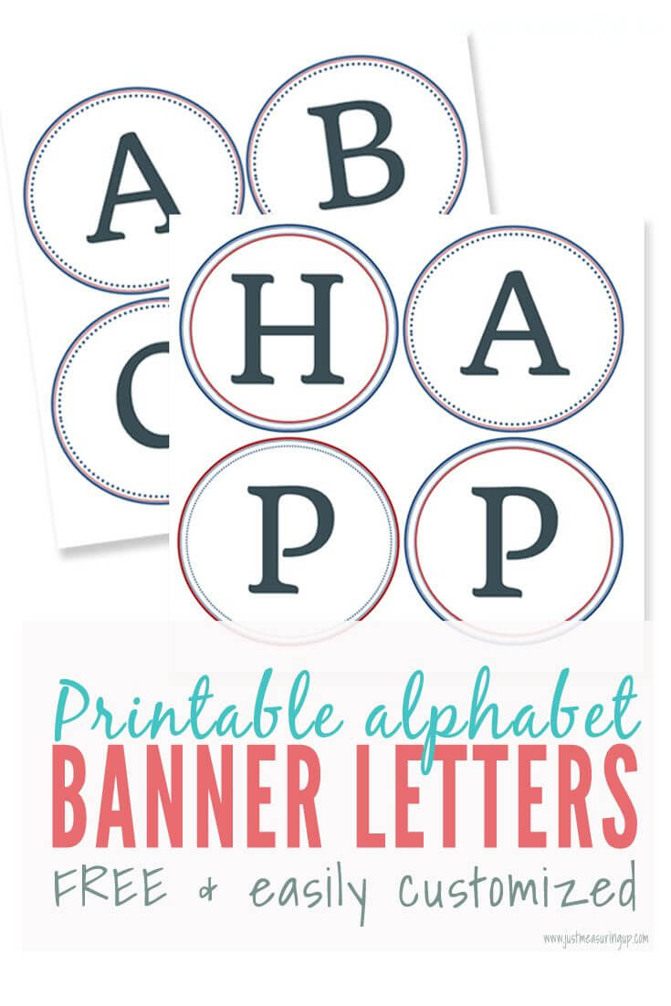 Alphabet Letters To Print Out Free Printable Color For Within Free Letter Templates For Banners