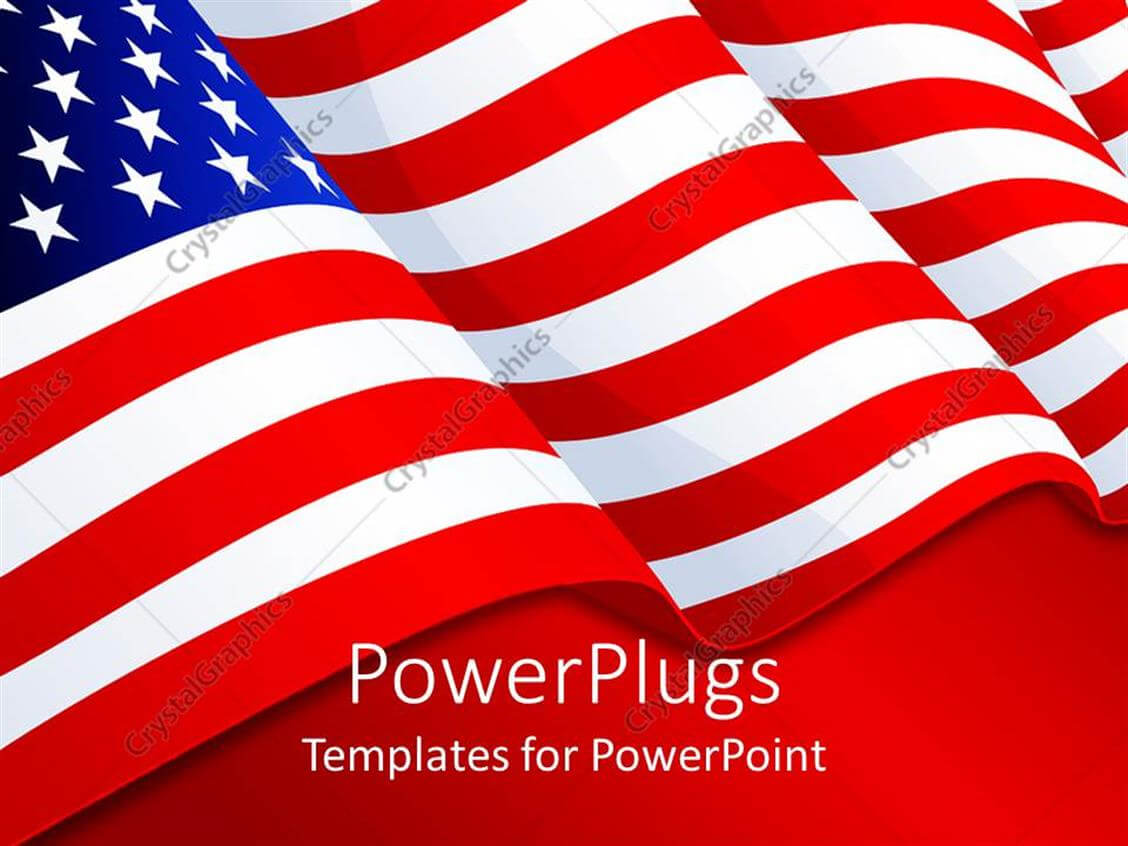 American Flag Background Template Patriotic With Powerpoint Throughout Patriotic Powerpoint Template