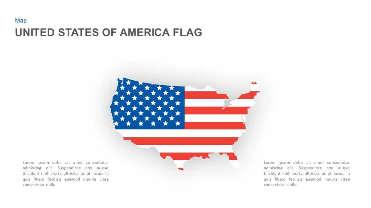 American Flag Powerpoint Template And Keynote Slide With Regard To American Flag Powerpoint Template