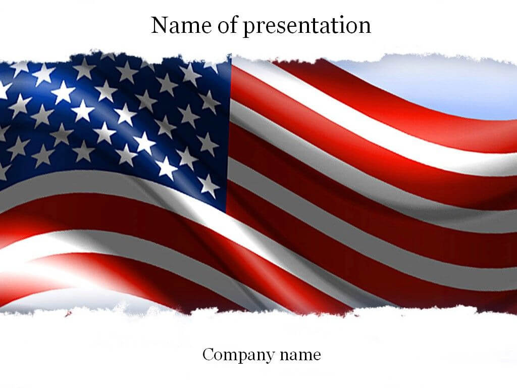 American Flag Powerpoint Template | Templates | Templates For American Flag Powerpoint Template