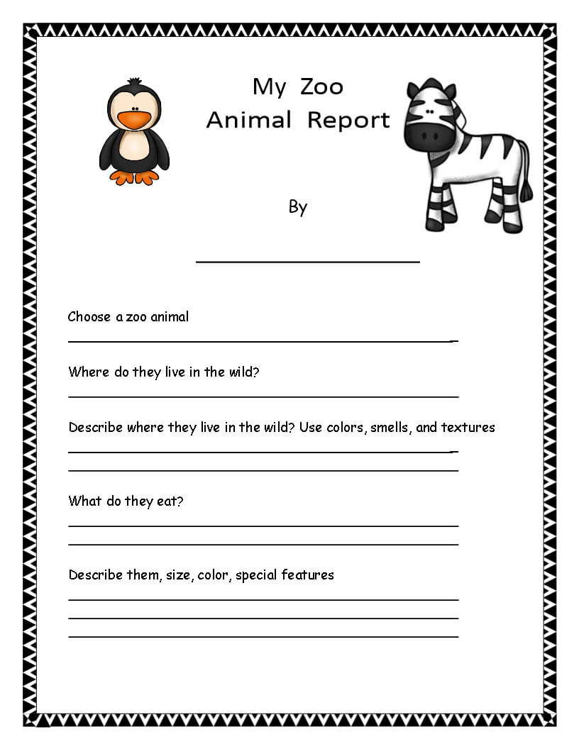 Animal Report Example | Templates At Allbusinesstemplates In Animal Report Template