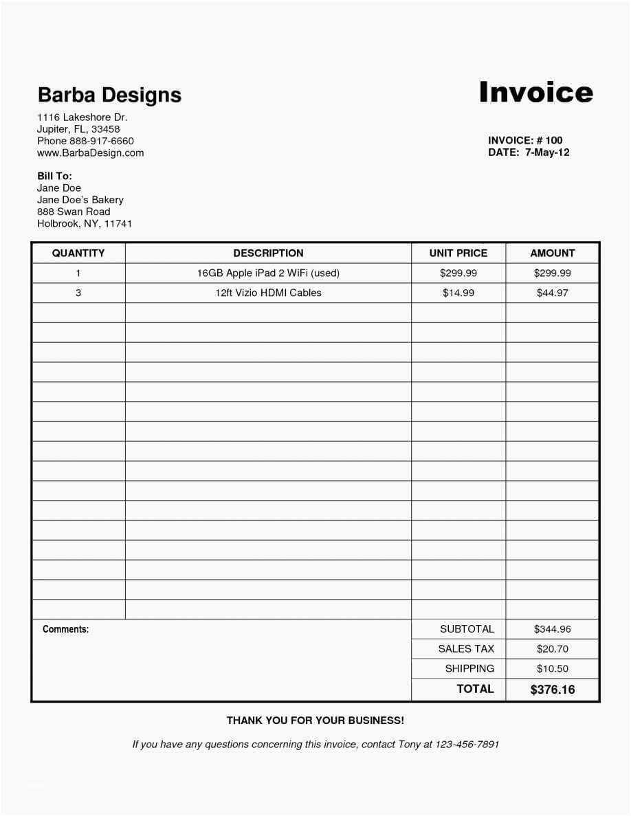 Another Word For Handyman For Resume Most Effective Invoice With Regard To Another Word For Template