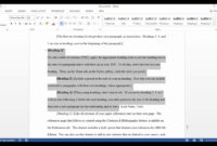 Apa Template In Microsoft Word 2016 for Apa Template For Word 2010