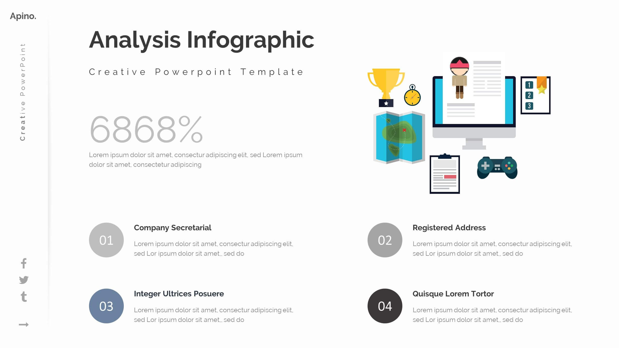 Apino Minimal Powerpoint Template General Descriptionno Inside Powerpoint Template Resolution