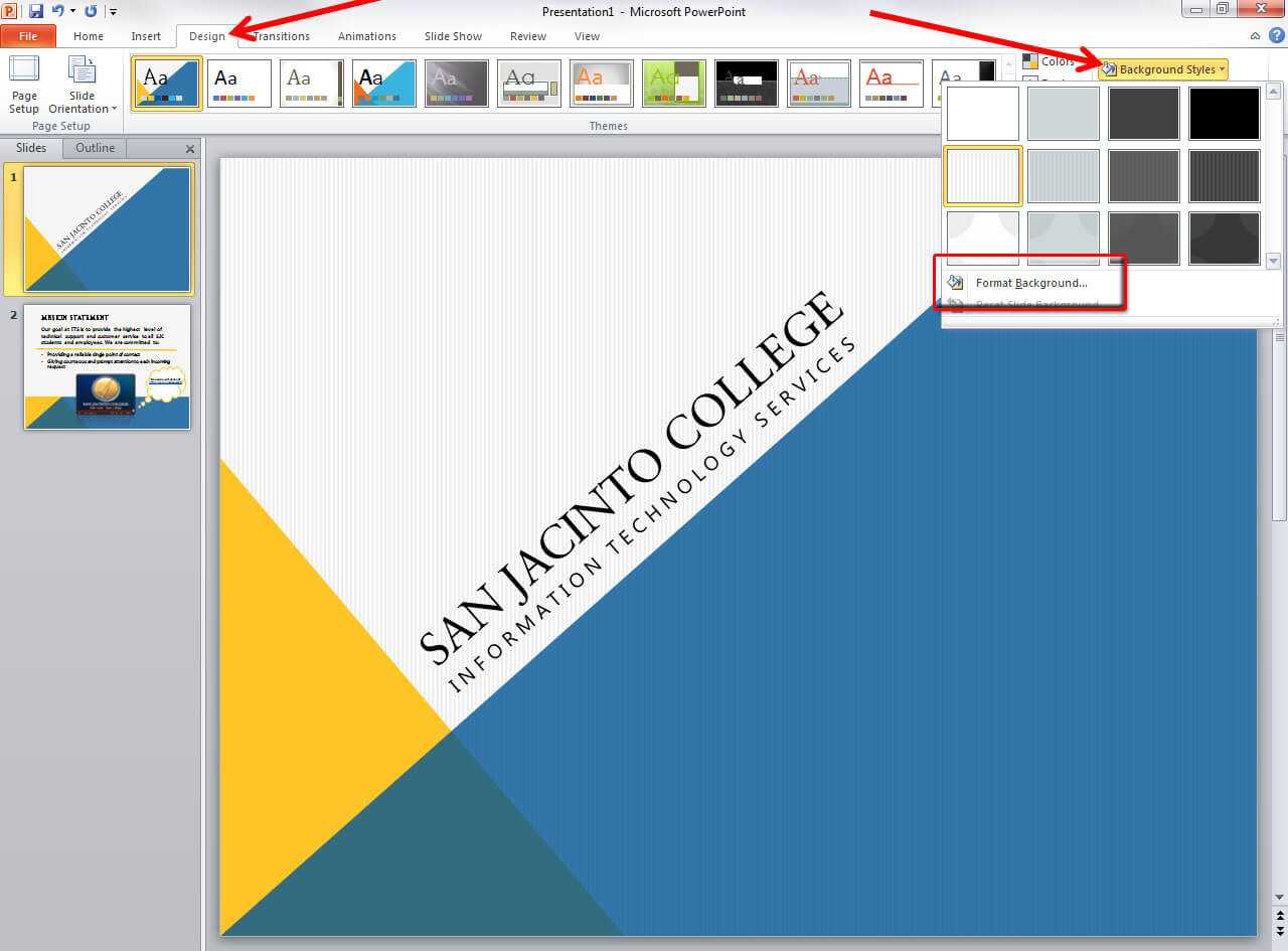 Applying And Modifying Themes In Powerpoint 2010 For How To Edit Powerpoint Template