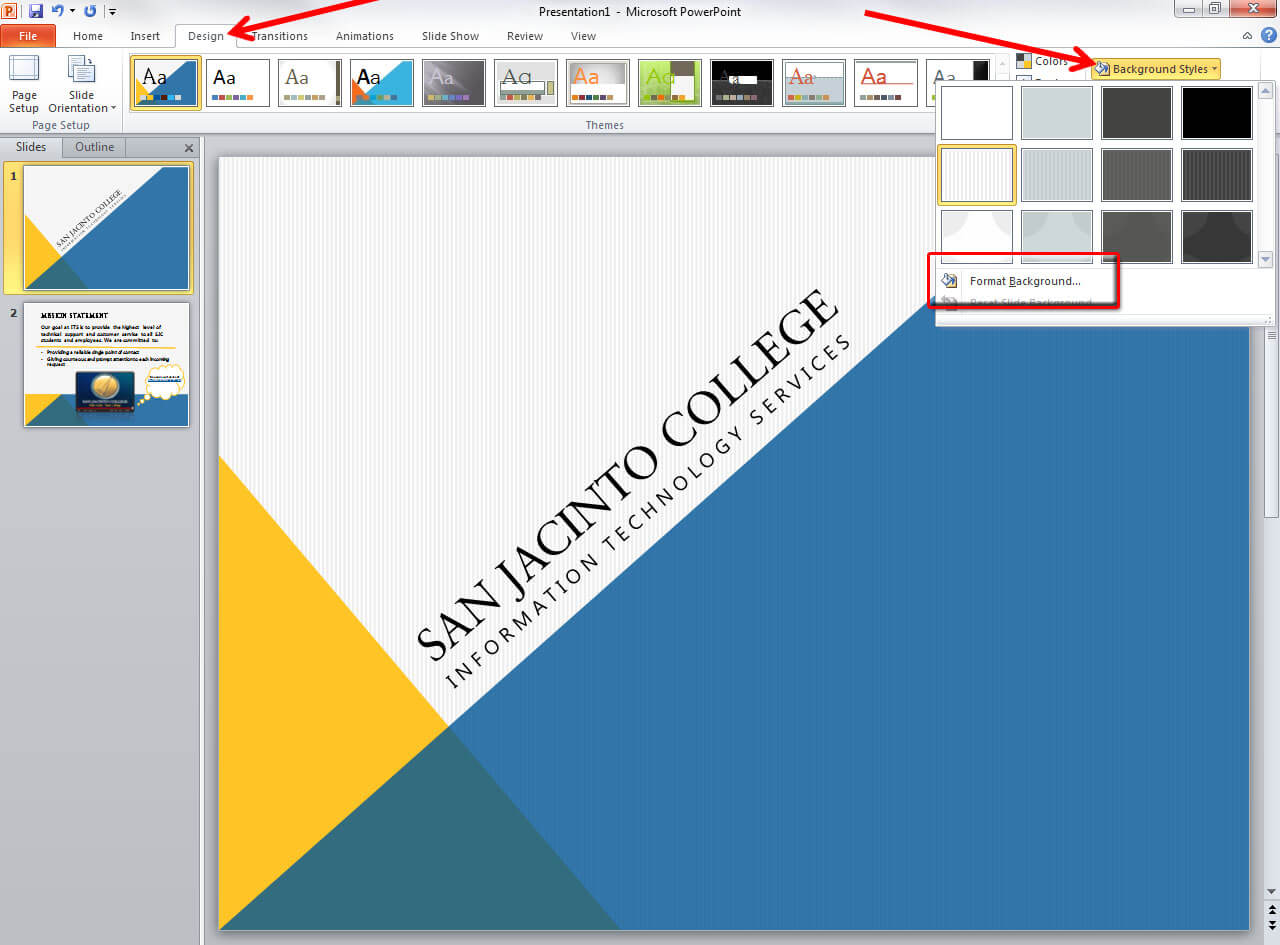 Applying And Modifying Themes In Powerpoint 2010 Intended For How To Change Powerpoint Template