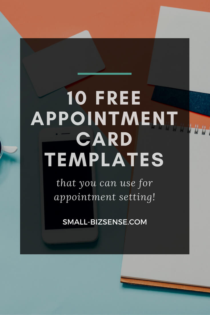 Appointment Card Template: 10 Free Resources For Small In Medical Appointment Card Template Free
