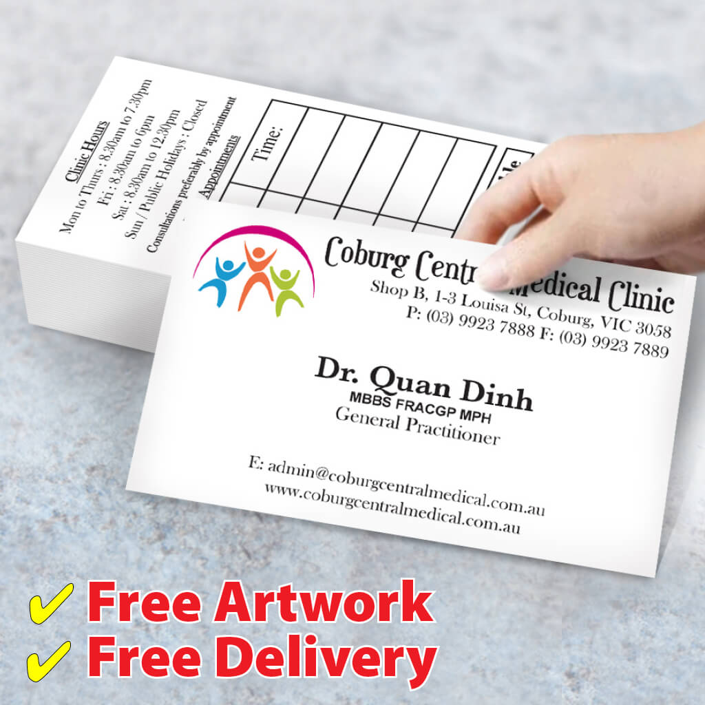 Appointment Cards For Medical Appointment Card Template Free