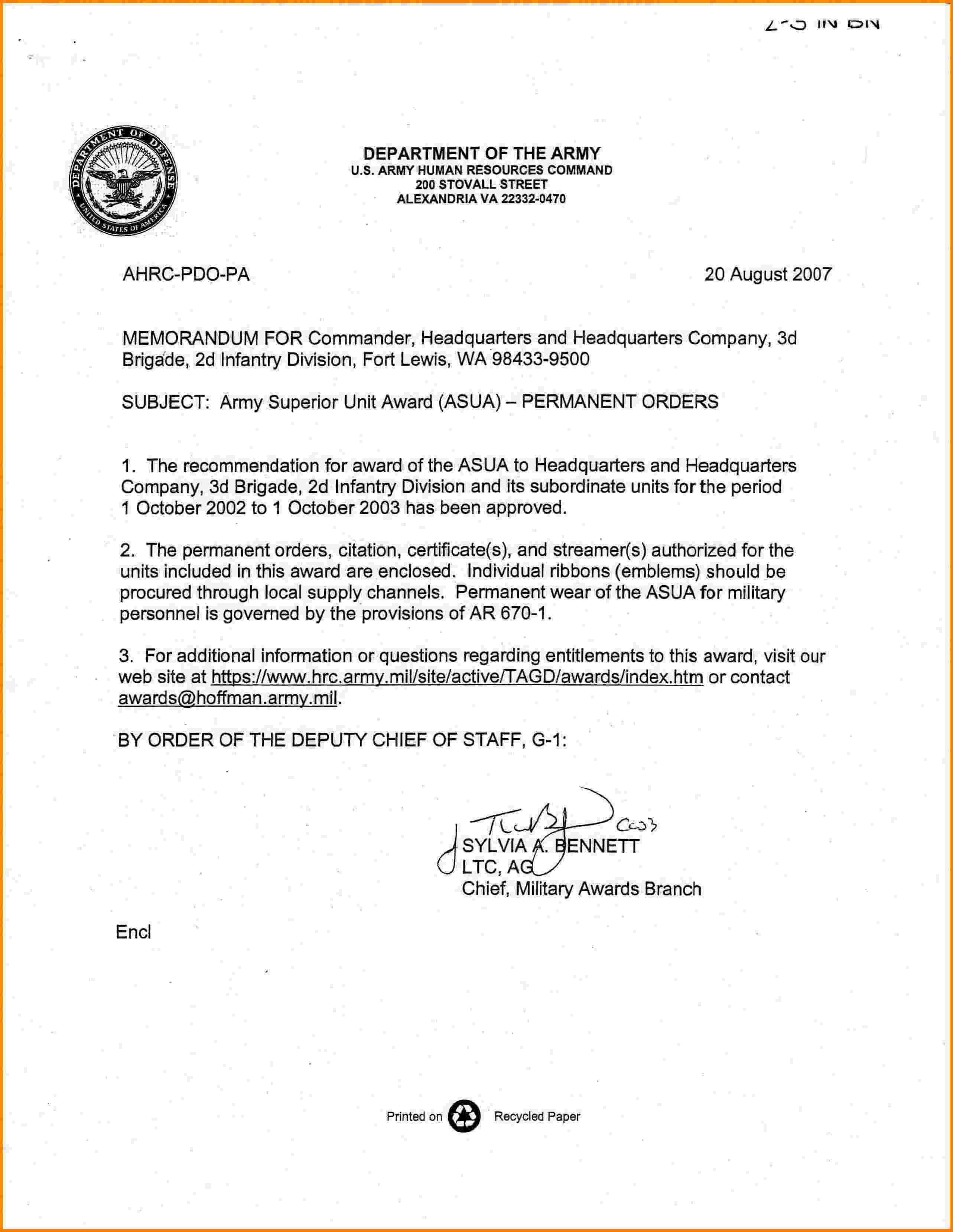 Army Memorandum For Record Template Lovely 8 Army Memorandum Pertaining To Army Memorandum Template Word
