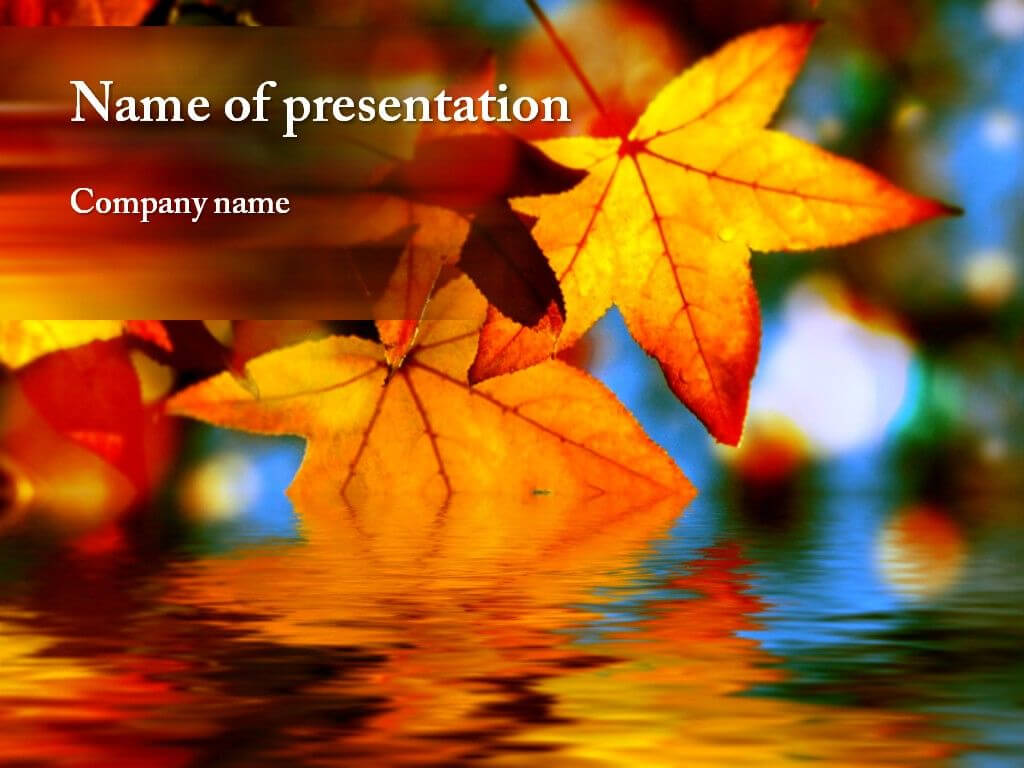Autumn Powerpoint Template | Autumn Awesome | Powerpoint Within Free Fall Powerpoint Templates