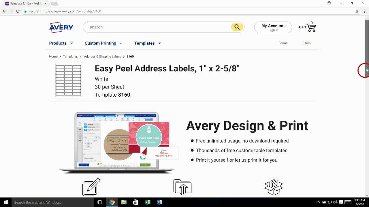 Avery Templates In Microsoft Word | Avery Intended For Food Label Template Word